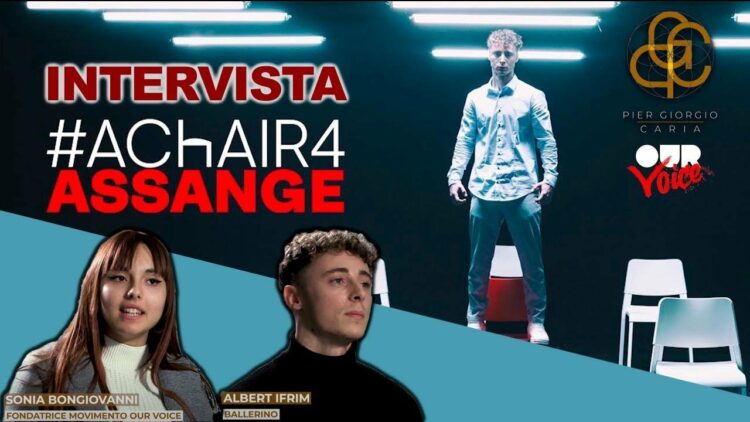 #ACHAIR4ASSANGE: intervista a Sonia e Albert del movimento #OurVoice