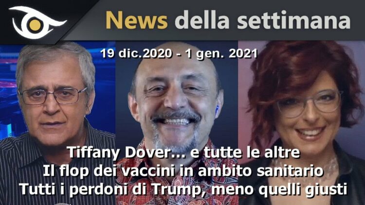 NEWS DELLA SETTIMANA (19 dic.2020 – 1 gen. 2021)