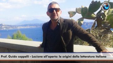 Prof. Guido cappelli Lezione all’aperto le origini della letteratura italiana