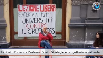 Lezioni all’aperto – Professor Scala Strategia e progettazione culturale