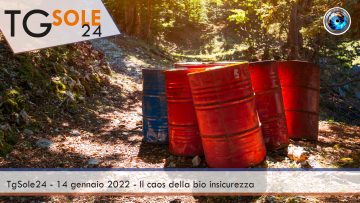 TgSole24 – 14 gennaio 2022 – Il caos della bio insicurezza