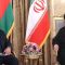 Lukashenko (L) meeting Raisi in Tehran