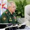 FILE PHOTO: Russian defence minister Shoigu visits troops in Ukraine