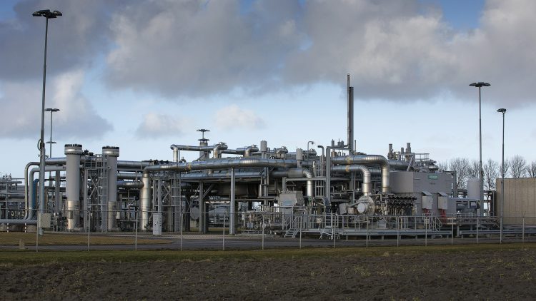 FILE PHOTO: A view of a gas production plant is seen in ‘t Zand in Groningen