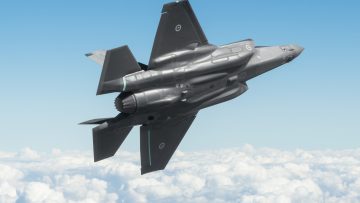 AU-1 First Flight Aerials