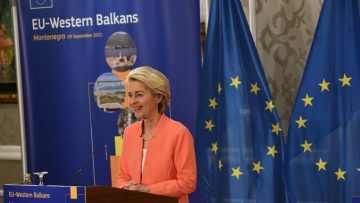 Visite d’Ursula von der Leyen, présidente de la Commission européenne, au Monténégro