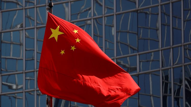 FILE PHOTO: The Chinese national flag is seen in Beijing, China