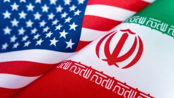 Background,Of,The,Flags,Of,The,Usa,And,Iran.,The