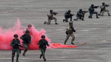 TAIWAN-CHINA-US-POLITICS-MILITARY-DRILL