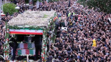 Iran holds funeral procession for late president Raisi in Tabriz