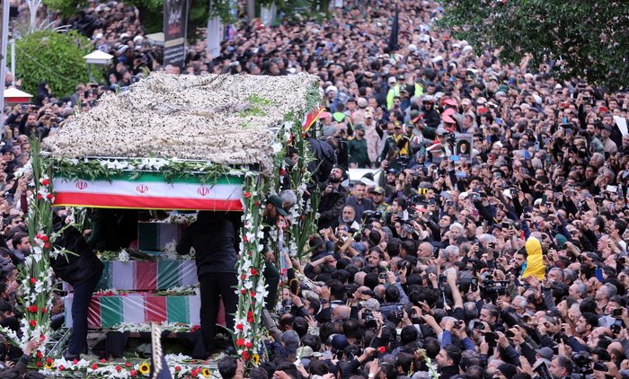 Iran holds funeral procession for late president Raisi in Tabriz