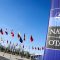 FILE PHOTO: Flags flutter at the NATO headquarters in Brussels
