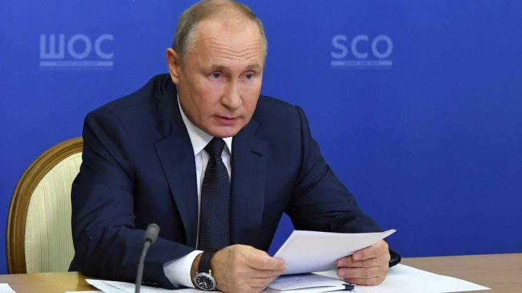 Russian President Vladimir Putin chairs SCO Heads of State Council (HSC) Meeting