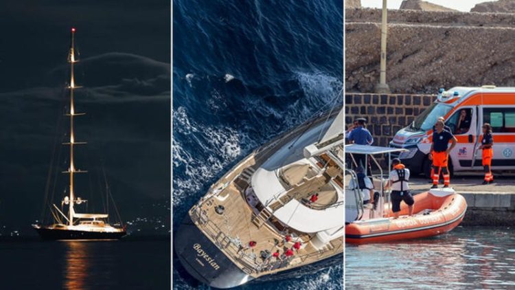 COMBO Naufragio barca a vela nel palermitano